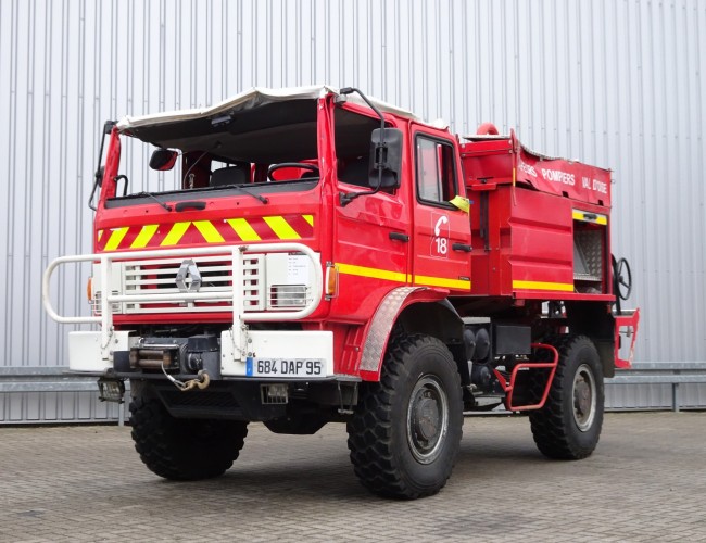 Renault M 210 Midliner 4x4 fire brigade - brandweer - watertank 3500 - Ongeval, Unfall, Accident!! TT 4133