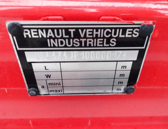 Renault 85 150 4x4 - 2.000 ltr watertank - feuerwehr - fire brigade - brandweer - Lier, Winch, Winde - Expeditie - TT 4137