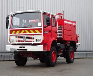 Renault Midliner M180 4x4 - 4.400 ltr watertank - Doppelcabine, Crewcab - feuerwehr,fire brigade, brandweer - Expeditie - Camper TT 4149