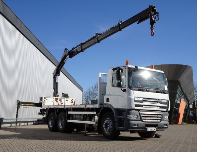 DAF FAT CF85.410 6x4 - 16TM HIAB Kraan, Crane, Kran, Grue - BB - Remote control TT 4193