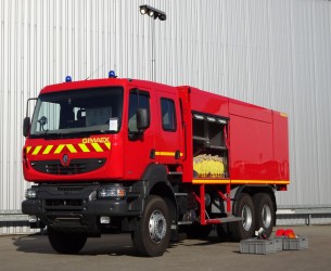 Renault 6x4 Kerax 380.32 DXI 6x4 Unused! Feuerwehr, Fire - 8.000 water-1.000 Foam-Doppelcabine, Crewcab-Rescue, Airport TT 4200