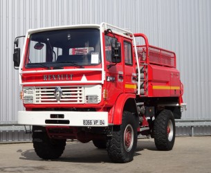 Renault M180 Midliner 4x4 -Feuerwehr, Fire brigade -4.000 ltr watertank - Expeditie, Camper TT 4220