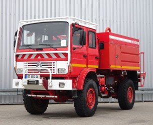 Renault Midliner M210 4x4 -Feuerwehr, Fire brigade -4.400 ltr watertank - Expeditie, Camper - 5,4 t. Lier, Winch TT 4227