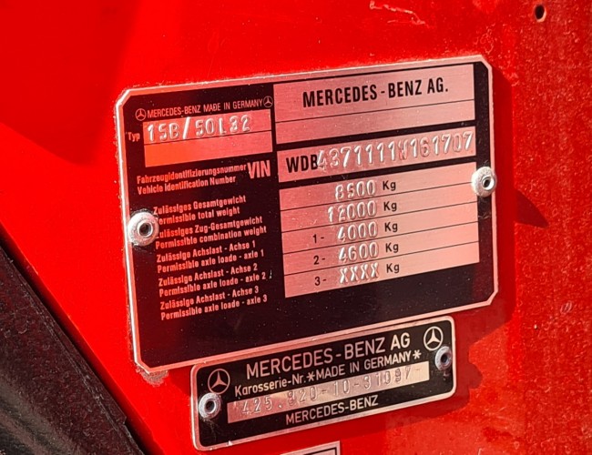 Mercedes-Benz Unimog 1550 L 4x4 Unimog 1550 L (437)  Doppelkabine, CCF2000 ltr. - Expeditievoertuig, Camper TT 4271