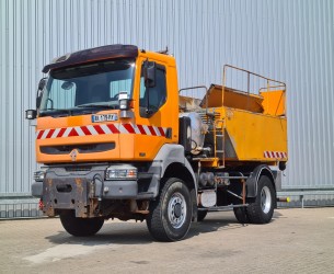 Renault Kerax 320 DCI 4x4 - Asphalt streuer, kocher, bitume, kipper, asphalt TT 4282