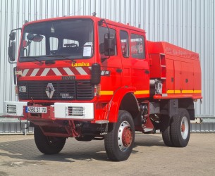 Renault M 210 Midliner 4x4 -Feuerwehr, Fire brigade - 3.500 ltr watertank - Expeditie, Camper - 5,5 t. Lier, Winch TT 4313