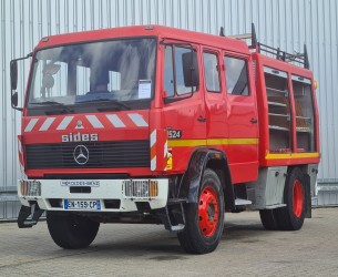 Mercedes-Benz 1524 3.000 ltr water tank- pomp - Brandweer, Feuerwehr, Fire brigade - Dubble cabin, mannschaftskabine TT 4327