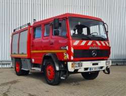 Mercedes-Benz 1524 3.000 ltr water tank- pomp - Brandweer, Feuerwehr, Fire brigade - Dubble cabin, mannschaftskabine TT 4327