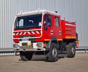 MAN LE 10.220 4x4 - 2.000 ltr watertank -Feuerwehr, Fire brigade - Expeditie, Camper TT 4402