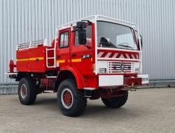 Renault M 210 Midliner 4x4 -Feuerwehr, Fire brigade - 2.500 ltr watertank - 5.6t Winch Expeditie, Camper, Dobbelcabine TT 4408