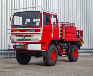 Renault 110 150 4x4 -Feuerwehr, Fire brigade - 1.500 ltr watertank - Expeditie, Camper - 5,4 t. Lier, Winch TT 4410