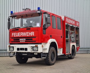 Iveco 95E18 4x4 - 600 ltr watertank -Feuerwehr, Fire brigade -Eurofire - Expeditie, Camper, DOKA TT 4420