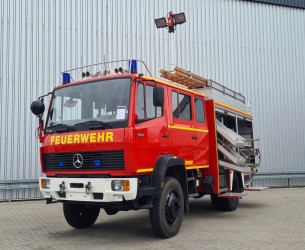 Mercedes-Benz 1124 AF 4x4 - 1.500 ltr watertank -Feuerwehr, Fire brigade - Expeditie, Camper TT 4421
