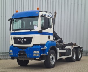 MAN TGS 26.440 6x4 20t. Haakarm, Hooklift, Abrolkipper - Big Axle, BB, Manuel TT 4427