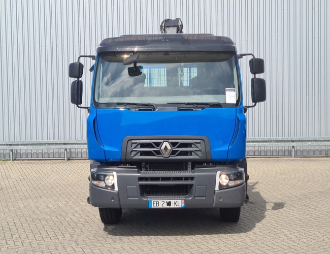 Renault C280 Hiab 8TM Kraan, Crane, Kran, Grue - Kipper, Tipper, Benne - Low KM TT 4449