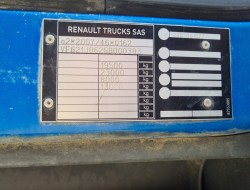 Renault C280 Hiab 8TM Kraan, Crane, Kran, Grue - Kipper, Tipper, Benne - Low KM TT 4449
