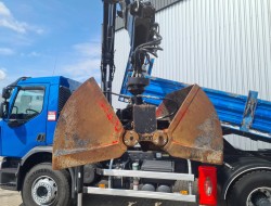 Renault C280 Hiab 8TM Kraan, Crane, Kran, Grue - Kipper, Tipper, Benne - Low KM TT 4449
