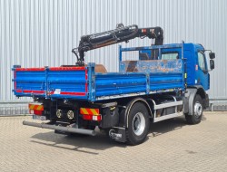 Renault C280 Hiab 8TM Kraan, Crane, Kran, Grue - Kipper, Tipper, Benne - Low KM TT 4449