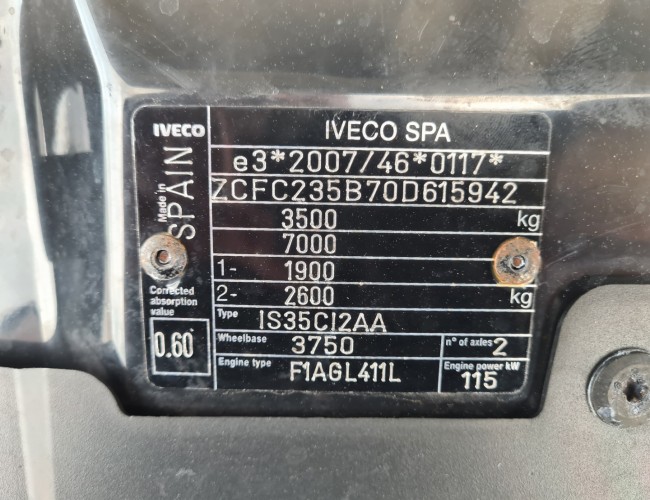 Iveco 35C16 160 HP - HiMatic - Double air - Climate Control - Open loading box TT 4458