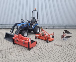 Solis 26 HST 4 wd Eco V Stage - Hydrostatic - Mini tractor, Front loader, incl attachments TT 4472