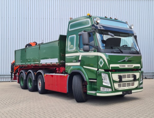 Volvo FM 500 8x2 - Palfinger 18 TM Kraan, Crane, Kran, Grue - Remote control - Euro 6 TT 4480