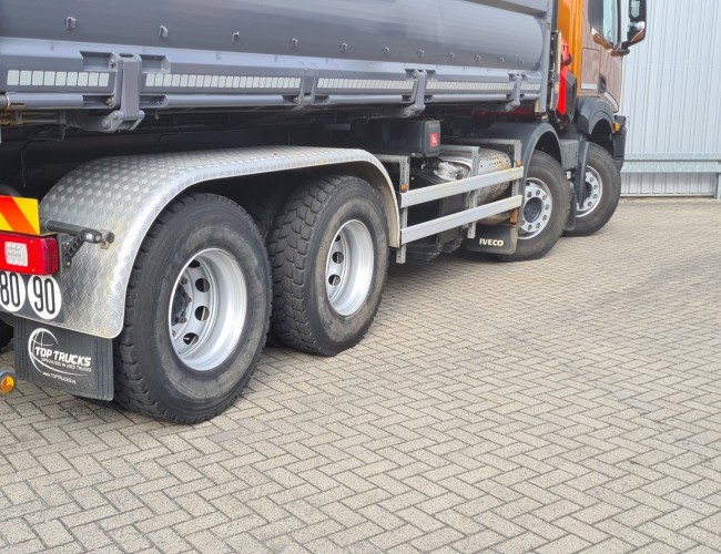 Iveco X-way 480 8x4 - 13TM Palfinger Kraan, Crane, Kran, Grue - Kipper, Tipper, Benne TT 4493