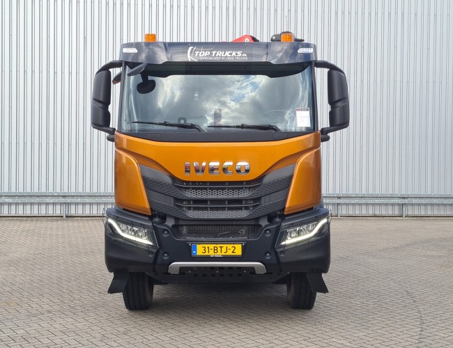 Iveco X-way 480 8x4 - 13TM Palfinger Kraan, Crane, Kran, Grue - Kipper, Tipper, Benne TT 4493