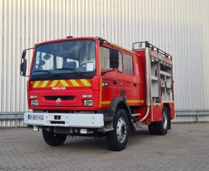 Renault Midliner M220 3.000 ltr water tank, Brandweer, Feuerwehr, Fire brigade - Dubble cabin, mannschaftskabine - pomp TT 4549