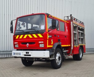 Renault Midliner M220 3.000 ltr water tank, Brandweer, Feuerwehr, Fire brigade - Dubble cabin, mannschaftskabine - pomp TT 4550