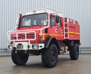 Mercedes-Benz Unimog U 5000 4x4 -(type 437.4) 4000 ltr. - Doppelkabine, Überrollkäfig - Expeditievoertuig, Camper TT 4570