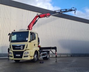 MAN TGS 18.400 BLS Fassi 19 tm Kraan, Crane, Kran, Grue - Euro 6 TT 4571