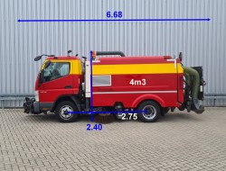 Mitsubishi Canter 7 C15 Brock SL 140/2 Sweeper, Road Surface Cleaner, Front Brush, Kehrmaschine TT 4576