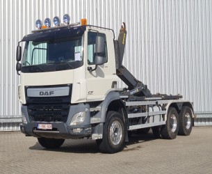 DAF FAT CF 510 6x4 Marrel 22t. Hook arm, Retarder, Dual use TT 4605