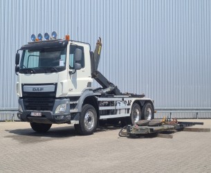 DAF FAT CF 510 6x4 Marrel 22t. Hook arm, Retarder, Dual use TT 4605