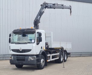 Renault PREMIUM LANDER 370 DXI 6x4 - HIAB 16TM Kraan, Crane, Kran, Grue - BB TT 4624