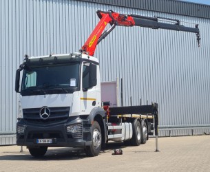 Mercedes-Benz Antos 2540 6x2 - Palfinger 19TM Kraan, Crane, Grue - Stuuras, Steeraxle, Lenkachse TT 4634