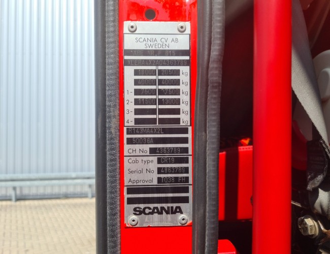 Scania R 143-500 M V8 - Streamline, Manuel, Airco, Retarder TT 4641