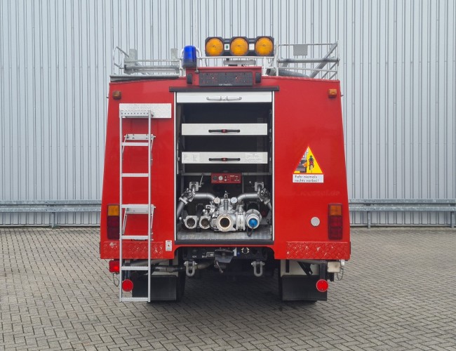 Mercedes-Benz 1120 AF 4x4 - 1.600 ltr watertank -Feuerwehr, Fire brigade- Crew Cab - Expeditie, Camper, Low Gear! TT 4704