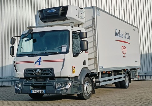 Renault D 210.12 Carrier Supra 850 MT, 2 Evaporators Deepfreeze -30, DHollandia Laadklep, LDW, Loadlift TT 4782