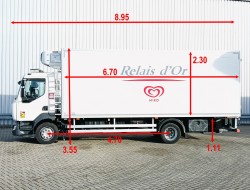 Renault D 210.12 Carrier Supra 850 MT, 2 Evaporators Deepfreeze -30, DHollandia Laadklep, LDW, Loadlift TT 4782