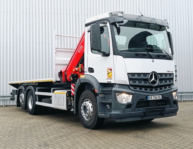 Mercedes-Benz Arocs 2535 6x2 -17 TM Fassi Kraan, Crane, Kran, Grue - Remote Control TT 4795