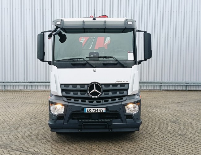 Mercedes-Benz Arocs 2535 6x2 -17 TM Fassi Kraan, Crane, Kran, Grue - Remote Control TT 4795