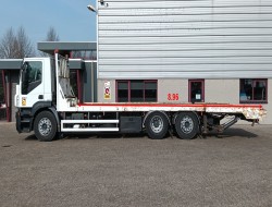Iveco Stralis 360 E26 EEV 6x2 - Retarder, Machine transporter, Platform, tow truck 8.1 T. winch TT 4827