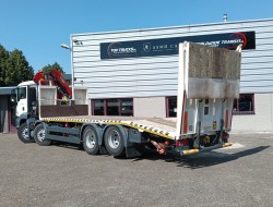 MAN TGS 35.360 8x2 - Hiab 16 TM Crane, Machine transporter, Loading ramp, recovery truck 6.2T. winch TT 4834