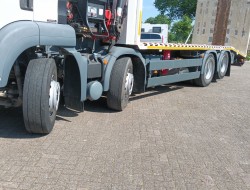 MAN TGS 35.360 8x2 - Hiab 16 TM Crane, Machine transporter, Loading ramp, recovery truck 6.2T. winch TT 4834