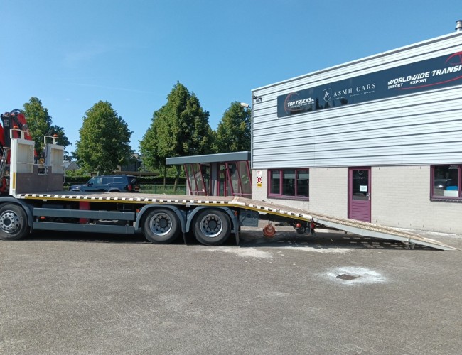 MAN TGS 35.360 8x2 - Hiab 16 TM Crane, Machine transporter, Loading ramp, recovery truck 6.2T. winch TT 4834
