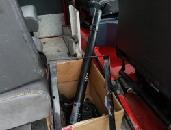 Mercedes-Benz Unimog U 5000 4x4 - (type 437.4) 4000 ltr - DAMAGED TRANSFER BOX - Winch, - Double cab, Crew cab, - Rosenbauer pump TT 4837