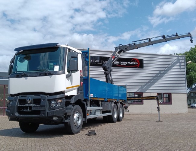 Renault C 430 6x4 -18 TM HIAB Kraan, Crane, Kran, Grue - BB, Full Steel,  Remote control TT 4846