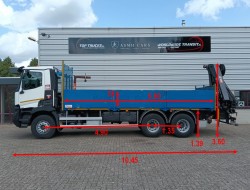 Renault C 430 6x4 -18 TM HIAB Kraan, Crane, Kran, Grue - BB, Full Steel,  Remote control TT 4846