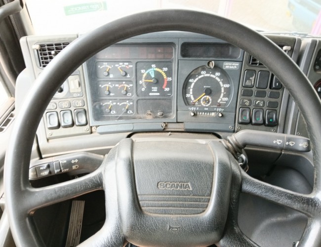Scania P 94.230 NA - HMF 11TM Crane, Crane, Crane -Manual -Rotor -Bakker Clamshell Bucket TT 4854